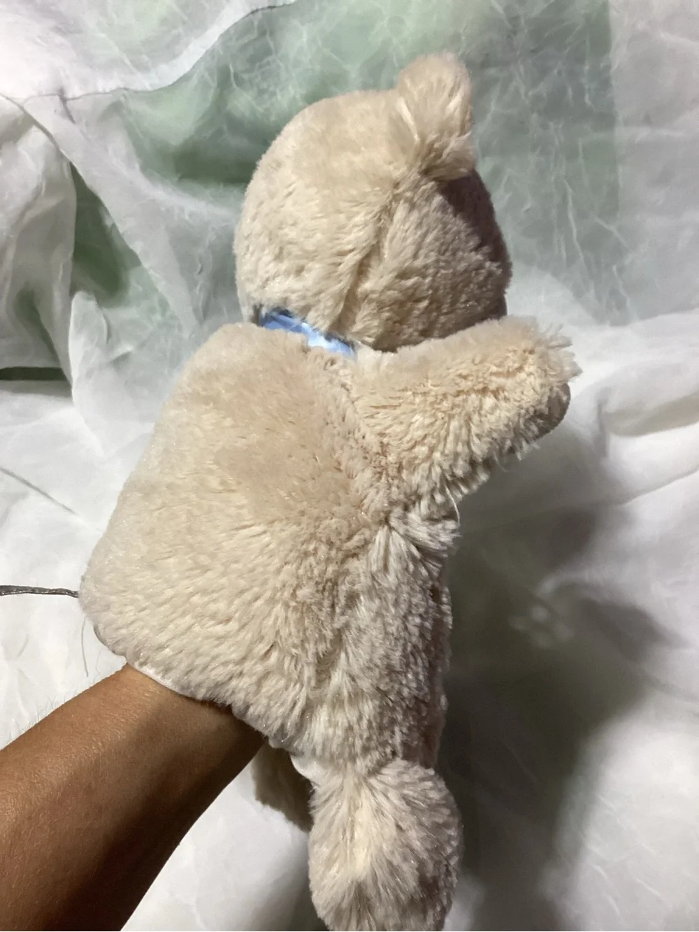 Demdaco Nat & Jules Hand Puppet Plush Teddy Bear Learning Toy Book Companion
